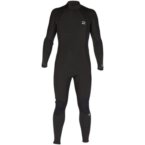 Billabong Men's Full Wetsuit 3/2mm Absolute GBS Back Zip Surf Suit - Picture 1 of 7